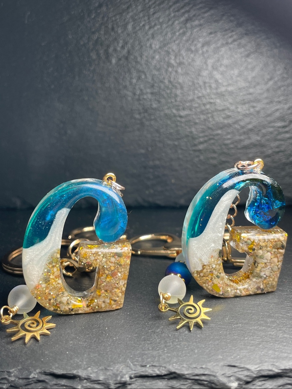 RESERVED Artisan Beach Side Keychains - Picture 7 of 7